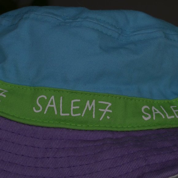 Salem7. Blue, Green, Purple Bucket Hat - Picture 3 of 3